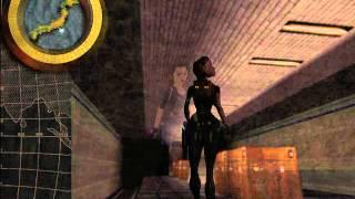 The frustrating-difficult jump to the ledge - TRLE Escape from Serpent City - Falls of Naga