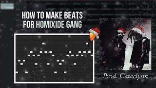 How to I5U5WE5 make INSANE BEATS for HOMIXIDE GANG | FL Studio Tutorial