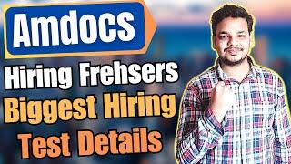 Amdocs Biggest Hiring Freshers | OFF Campus Drive For 2024 , 2023 , 2022 Batch Hiring |Latest Hiring