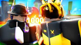 RISKING My 1,000 WINSTREAK AGAIN In Roblox Bedwars  [Ft.@walRBLX]