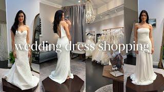 I said YES! come wedding dress shopping with me | boutique and online dresses