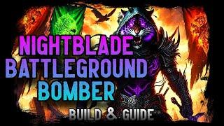  ESO Nightblade BATTLEGROUND Bomber - Build & Guide!  #eso #esopvp