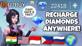 How To Recharge Diamonds In Mobile Legends 2024 (Anywhere!) | MlLBB Diamond Recharge India | U7BUY