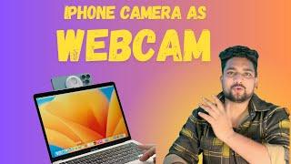 How to use I PHONE Camera as Webcam | Continuity Camera | Tech Bobby