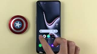 How to hold down the Split Screen Menu button on Realme 6 Android 11