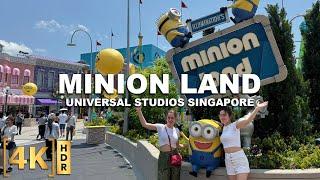 The MINION LAND - Now Open in Universal Studios Singapore! | Full Walking Tour | Opening Day