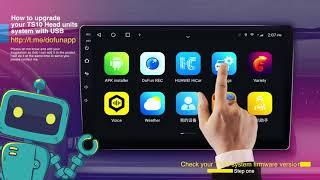 How to upgrade your TS10 head unit system with USB | 如何通过U盘升级TS10系统
