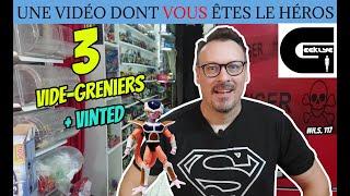 Geeklye Une Vidéo dont vous êtes le Héros : 3 Vide-Greniers, 45 tours, DVD, Jouets Vintages, Livres.