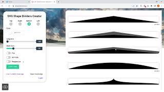Adding a Shape Divider (shapedivider.com) to Your Page in System.io