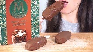 ASMR Magnum Ice Cream Bars ~ Crunchy Eating Sounds (No Talking)