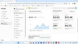 Unity ads high eCPM trick | Unity ads earning proof 2024
