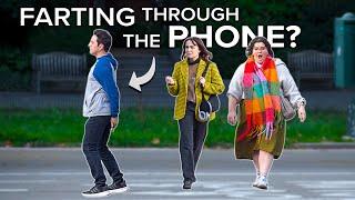 Farting through the PHONE! Funny Fart Prank in NYC!