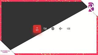 CSS Icon Hover Effects | Animated Menu using CSS & Javascript | RafidBhai Zone