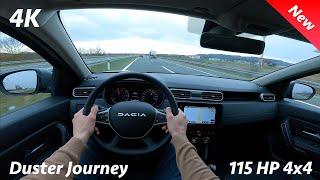 Dacia Duster 2023 POV Test drive in 4K (1.5 Blue dCi 115 HP, 6-speed, 4x4)