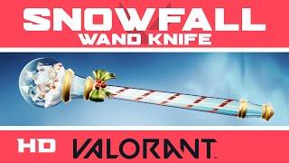 Snowfall Wand: VALORANT Knife Skin | New Christmas Skins Showcase