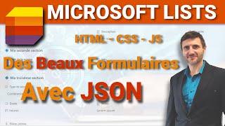 Personnalisez vos formulaires en JSON| Microsoft Lists | SharePoint