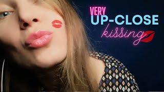 ASMR I Very Up-Close Kissing, Hugging, Hand Movements, Shh Is Okay, Close Bright & Positive Friend 