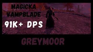 ESO - Magicka Nightblade PVE (91k+ DPS) Greymoor