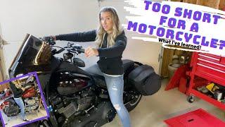 TIPS FOR SHORT MOTORCYCLE RIDERS - From a short girl!