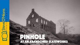 Landscape Film Photography - A Welsh slate works and a pinhole camera