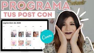  APRENDE a Programar AUTOMÁTICAMENTE tus Post en REDES SOCIALES   (Con Canva!!!)