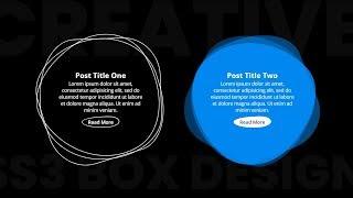 CSS3 Creative Div Box Design | CSS Animation Effects