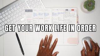 Balancing Work and Personal Life: Work Planner Spread Ideas