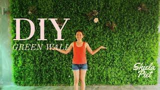 DIY: GREEN WALL  #GreenWall #DIYWall | SHIELA PIET