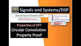 Circular Convolution Property of DFT | DFT Properties Proof