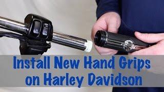 Install New Hand Grips on Harley Davidson | Motorcycle Biker Podcast