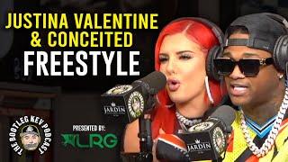 Justina Valentine & Conceited Freestyle Over 'Quiet Storm' Beat on The Bootleg Kev Podcast