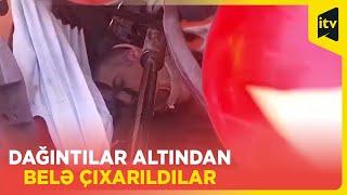 Mebel sexində partlayışdakı dağıntılar altından 3 nəfər sağ çıxarıldı