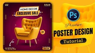 Product Poster Design in Photoshop | Graphic Design Tutorial | Hindi