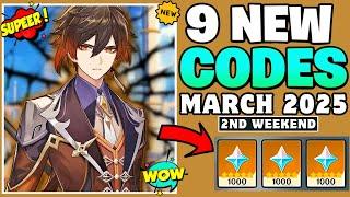 ️WEEKEND CODES️MARCHGENSHIN IMPACT REDEEM CODES MARCH 2025 - GENSHIN IMPACT CODES 2025 - GENSHIN