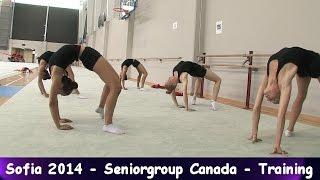 Seniorgroup Canada - Training World-Cup Sofia 2014