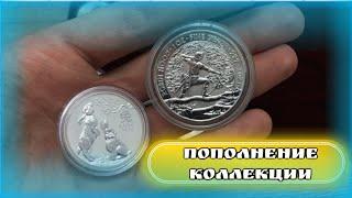 Серебряные монеты Лунар 3 Год кролика 2023  и Робин гуд 2 фунта