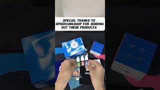 Speedcubeshop welcome package + giveaway unboxing  @SpeedCubeShopOfficial