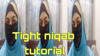 Tight niqab tutorial |niqab with hijab tutorial |niqab tutorial |banglar pachforon