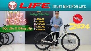 Life TX600 | Mẫu Xe Đạp Touring Đẳng Cấp Nhất Được Ra Mắt Năm 2024 - Cấu Hình SHIMANO Alivio 27s