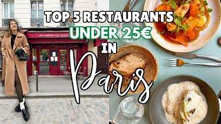 Top 5 Restaurants UNTER 25 €, die Sie in Paris nicht verpassen sollten! (mit Preisen und Gerichte...