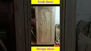 Teak Door Design Ideas for Residential Building।।