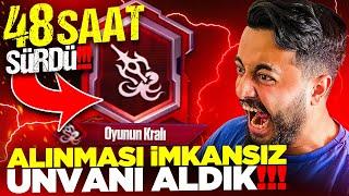 FİLM GİBİ! BU ÜNVAN İÇİN YENİ MODDA 48 SAAT BOYUNCA 14 WİN ALDIK! OYUNUN EN ZOR GÖREVİ! PUBG Mobile