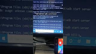 adb command to kill the server mean connected device!!!!!!!