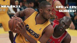 NBA 2K22 CPU vs CPU sliders official release!!