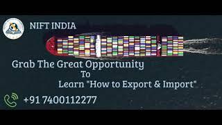 Admission Open for Export Import & SCM Courses.