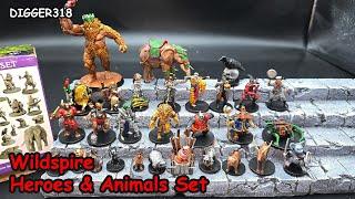 WildSpire MiniaTures Heroes & Animals Set Painted Toy Review 4K