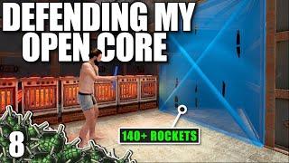 THIS CLAN SIEGE RAIDED ME WITH 140+ ROCKETS | Solo Rust