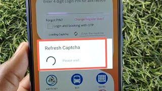 How to fix Refresh Captcha Please wait. loading problem solve in IRCT