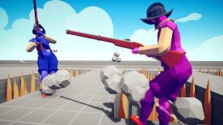 Battle Royale Mode on Pits with Spikes | Totally Accurate Battle Simulator TABS