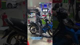 Malam minggu manasin motor kakak beradik suzuki #suzuki #satria #smash #malamminggu #anggiaul